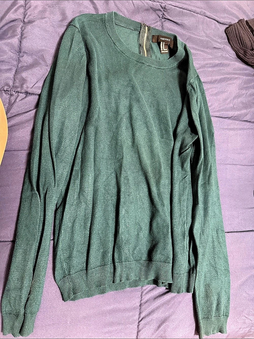 Mossimo Green Crew Neck Sweater
